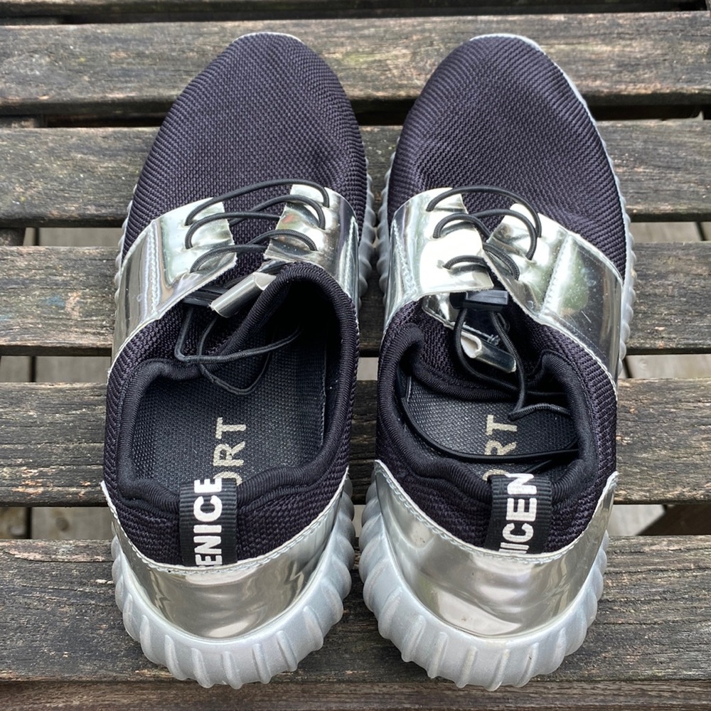 NICE (Brand) Black/Silver Shoes